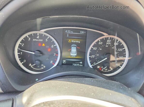3N1AB7AP5JY227701 2018 NISSAN SENTRA Gray Instrument cluster view