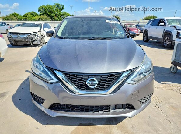 3N1AB7AP5JY227701 2018 NISSAN SENTRA Gray Front view