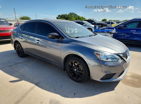 3N1AB7AP5JY227701 2018 NISSAN SENTRA Gray Front right