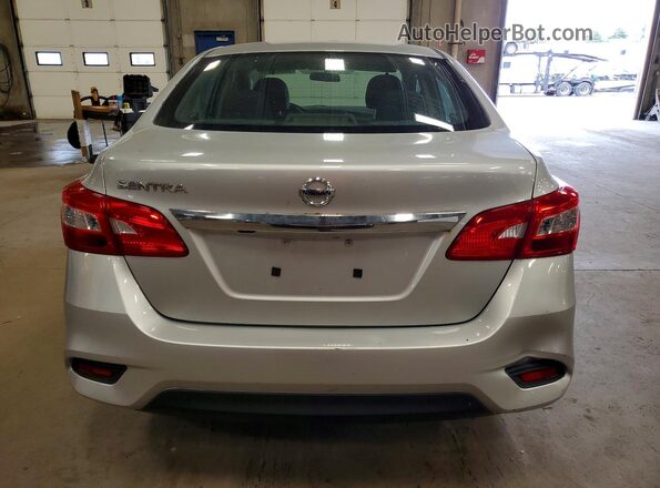 3N1AB7AP5JY228346 2018 NISSAN SENTRA Silver Rear view