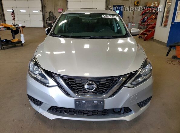 3N1AB7AP5JY228346 2018 NISSAN SENTRA Silver Front view