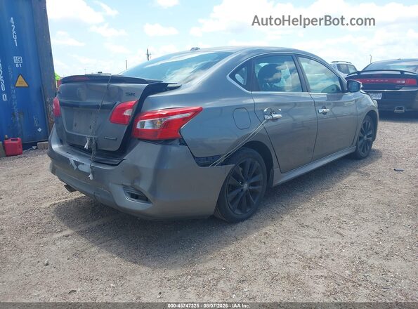 3N1AB7AP5JY235720 2018 NISSAN SENTRA Серый Задняя правая четверть