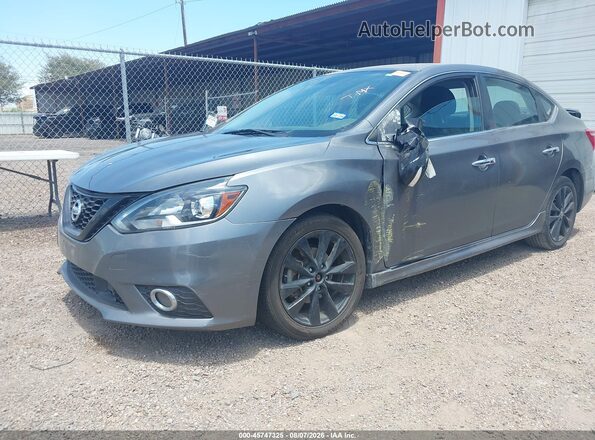 3N1AB7AP5JY235720 2018 NISSAN SENTRA Серый Вид спереди