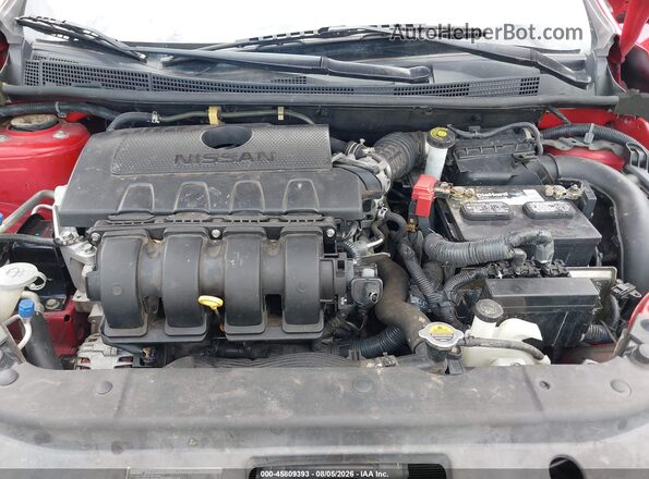 3N1AB7AP5JY237256 2018 NISSAN SENTRA Red Widok z tyłu