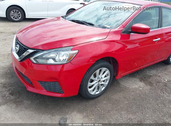 3N1AB7AP5JY237256 2018 NISSAN SENTRA Red Widok z przodu