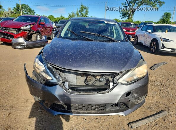3N1AB7AP5JY254526 2018 NISSAN SENTRA Серый Вид спереди