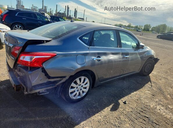 3N1AB7AP5JY254526 2018 NISSAN SENTRA Серый Задняя правая четверть
