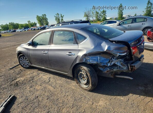 3N1AB7AP5JY254526 2018 NISSAN SENTRA Серый Задняя левая четверть