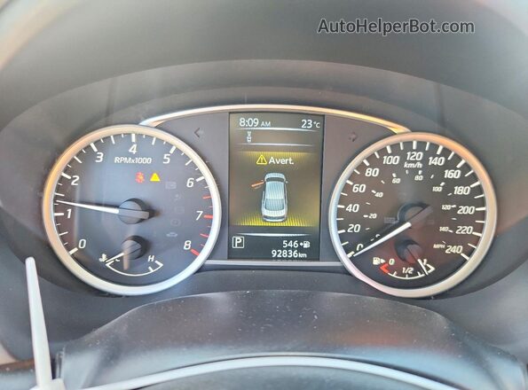 3N1AB7AP5JY254526 2018 NISSAN SENTRA Серый Вид щитка приборов