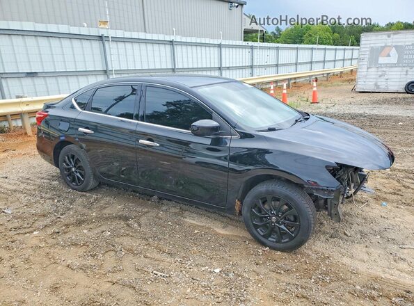 3N1AB7AP5JY263548 2018 NISSAN SENTRA Черный Передняя правая четверть