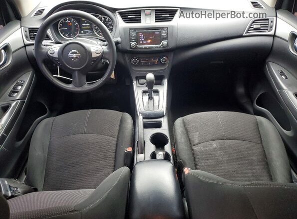 3N1AB7AP5JY263548 2018 NISSAN SENTRA Черный Вид панели приборов