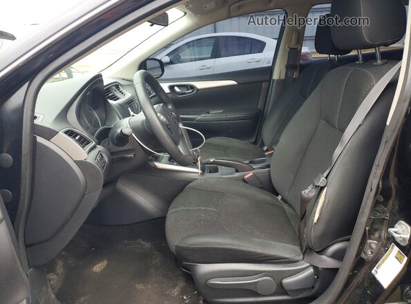 3N1AB7AP5JY263548 2018 NISSAN SENTRA Черный Вид салона спереди
