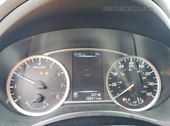 3N1AB7AP5JY263548 2018 NISSAN SENTRA Черный Вид щитка приборов