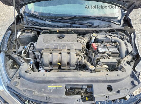 3N1AB7AP5JY264134 2018 NISSAN SENTRA Black უკანა სალონის ხედი