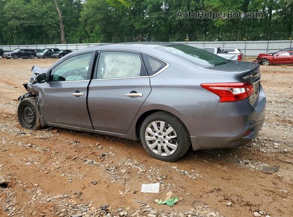 3N1AB7AP5JY304048 2018 NISSAN SENTRA Серый Задняя левая четверть