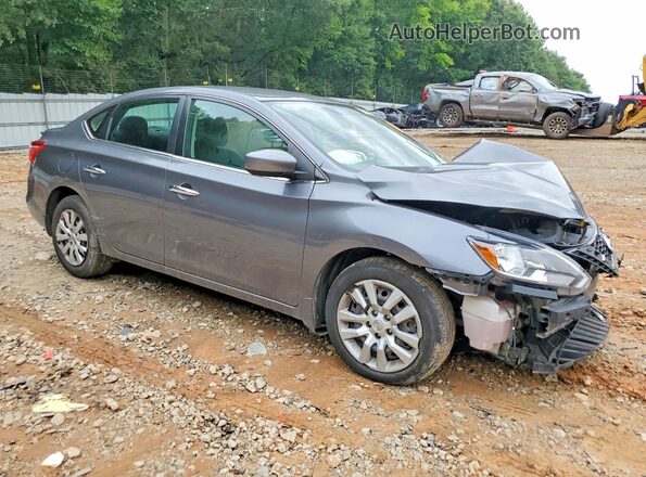 3N1AB7AP5JY304048 2018 NISSAN SENTRA Серый Передняя правая четверть