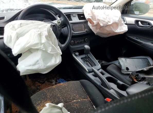 3N1AB7AP5JY304048 2018 NISSAN SENTRA Серый Вид панели приборов