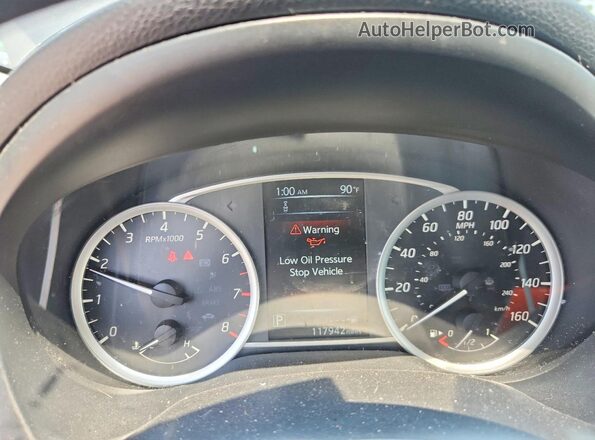 3N1AB7AP5JY306785 2018 NISSAN SENTRA Серебряный Вид щитка приборов