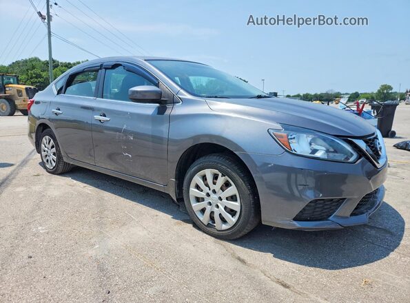 3N1AB7AP5JY306785 2018 NISSAN SENTRA Серебряный Передняя правая четверть