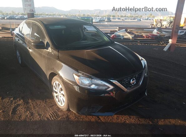 3N1AB7AP5JY316250 2018 NISSAN SENTRA Черный Вид спереди