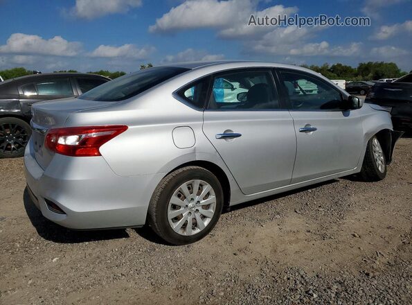 3N1AB7AP5JY341469 2018 NISSAN SENTRA Silver უკანა მარჯვენა