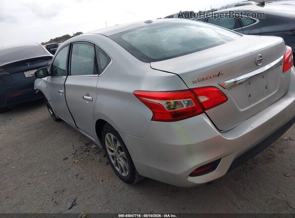 3N1AB7AP5JY342380 2018 NISSAN SENTRA Серебряный Задняя левая четверть