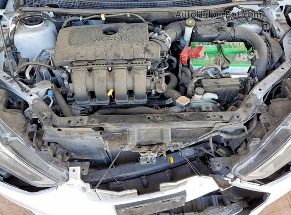3N1AB7AP5JY342735 2018 NISSAN SENTRA Белый Вид задней части салона