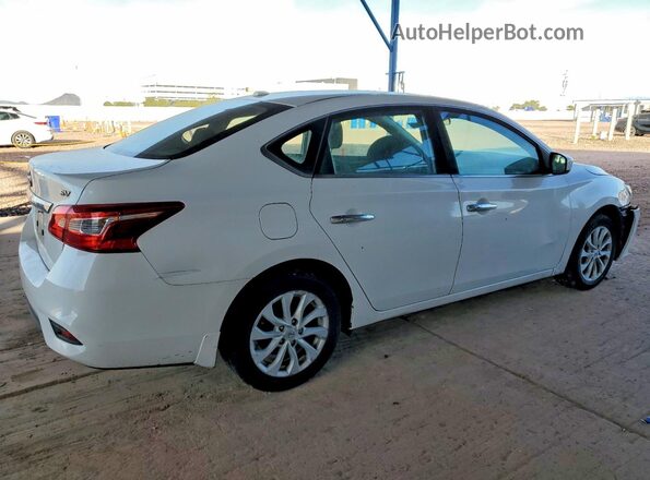 3N1AB7AP5JY342735 2018 NISSAN SENTRA Белый Задняя правая четверть