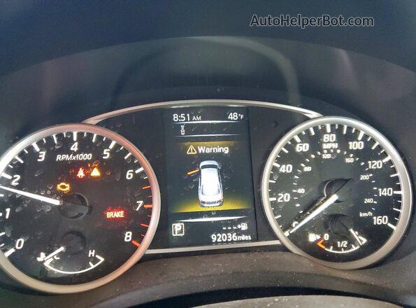 3N1AB7AP5JY342735 2018 NISSAN SENTRA Белый Вид щитка приборов