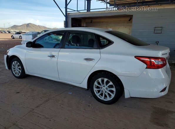 3N1AB7AP5JY342735 2018 NISSAN SENTRA Белый Задняя левая четверть