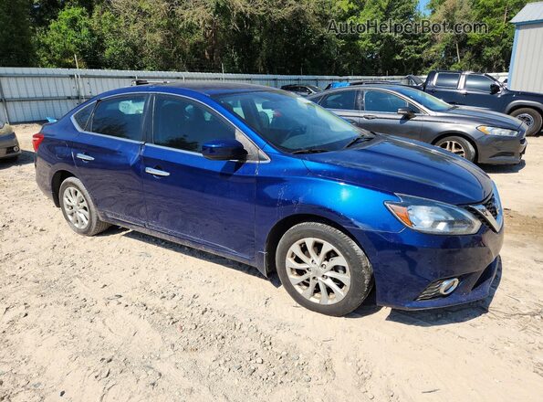 3N1AB7AP5JY344971 2018 NISSAN SENTRA Blue წინა მარჯვენა