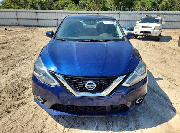 3N1AB7AP5JY344971 2018 NISSAN SENTRA Blue წინა ხედი