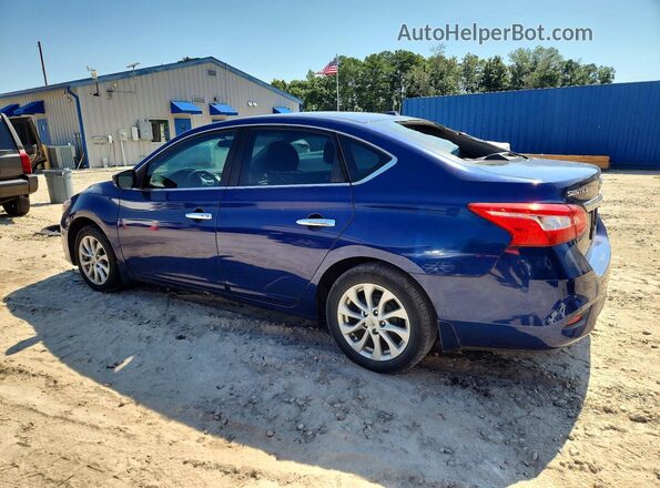 3N1AB7AP5JY344971 2018 NISSAN SENTRA Blue უკანა მარცხენა
