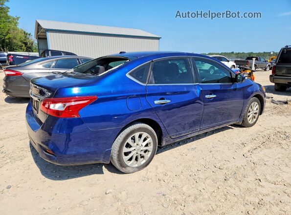 3N1AB7AP5JY344971 2018 NISSAN SENTRA Blue უკანა მარჯვენა