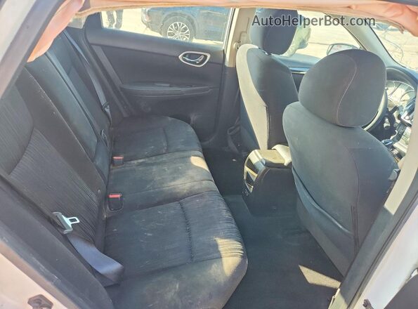3N1AB7AP5KL602694 2019 NISSAN SENTRA Белый Вид задних сидений