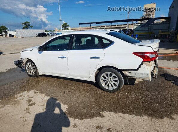 3N1AB7AP5KL602694 2019 NISSAN SENTRA Белый Задняя левая четверть