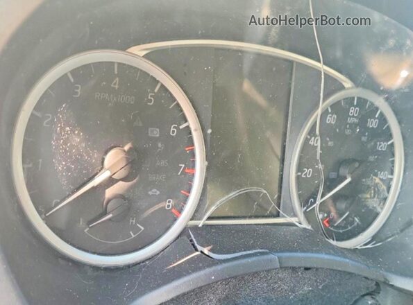 3N1AB7AP5KL602694 2019 NISSAN SENTRA Белый Вид щитка приборов