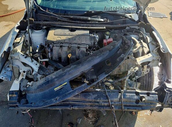 3N1AB7AP5KL602694 2019 NISSAN SENTRA Белый Вид задней части салона