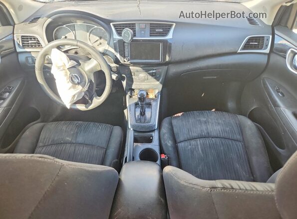 3N1AB7AP5KL602694 2019 NISSAN SENTRA Белый Вид панели приборов