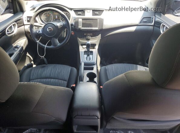3N1AB7AP5KL606003 2019 NISSAN SENTRA Серебряный Вид панели приборов