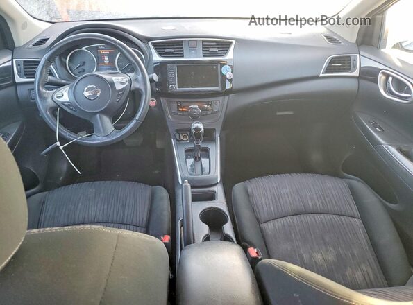 3N1AB7AP5KL614022 2019 NISSAN SENTRA Gray წინა პანელის ხედი