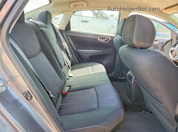 3N1AB7AP5KL614022 2019 NISSAN SENTRA Gray უკანა სავარძლების ხედი