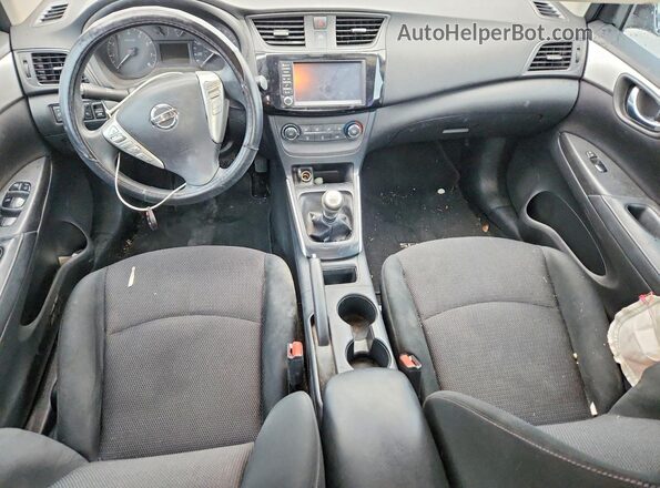 3N1AB7AP5KY205120 2019 NISSAN SENTRA Серый Вид панели приборов