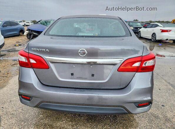 3N1AB7AP5KY205120 2019 NISSAN SENTRA Серый Вид сзади
