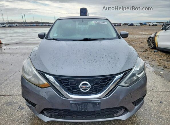 3N1AB7AP5KY205120 2019 NISSAN SENTRA Серый Вид спереди