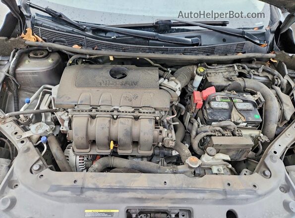 3N1AB7AP5KY205120 2019 NISSAN SENTRA Серый Вид задней части салона