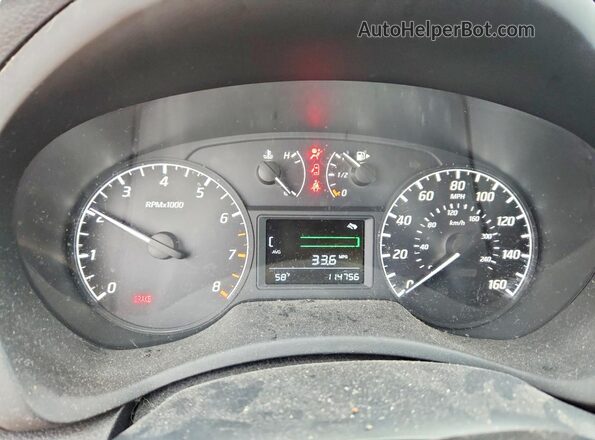 3N1AB7AP5KY205120 2019 NISSAN SENTRA Серый Вид щитка приборов