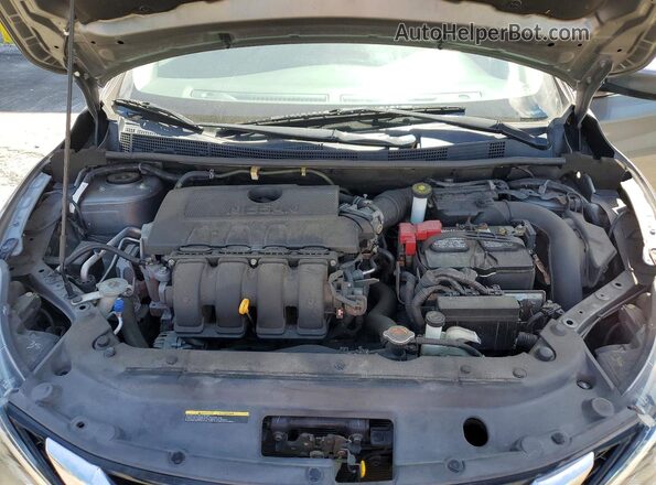3N1AB7AP5KY214996 2019 NISSAN SENTRA Серый Вид задней части салона