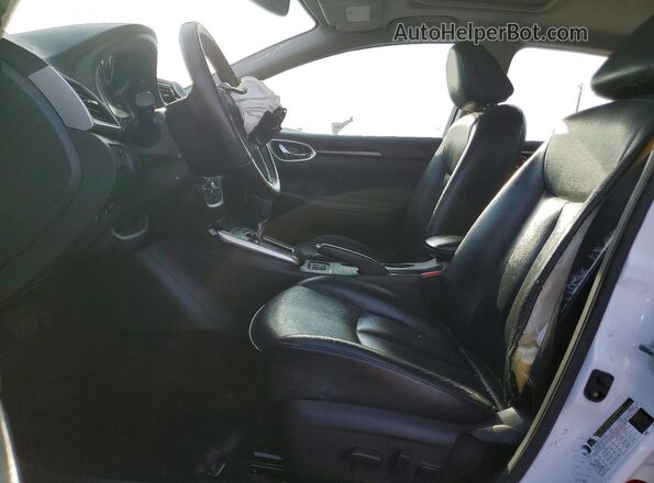 3N1AB7AP5KY215629 2019 NISSAN SENTRA White Vista interior delantera