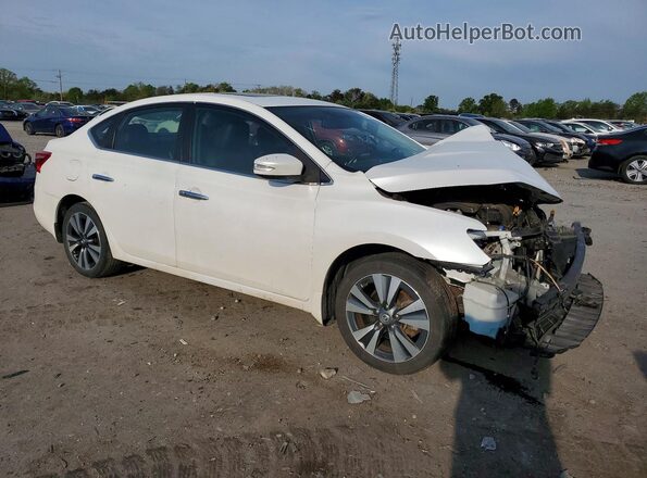 3N1AB7AP5KY215629 2019 NISSAN SENTRA White Delantero derecho